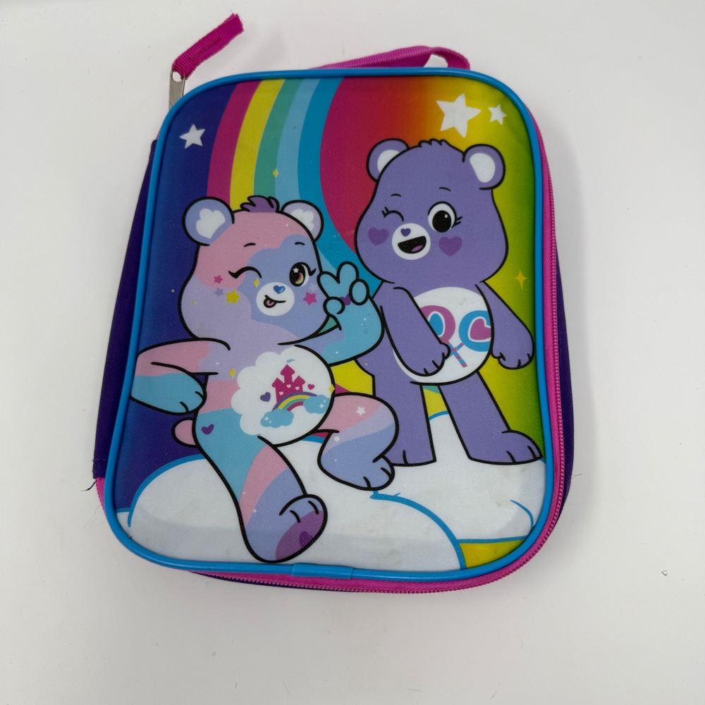 Care Bears Lunchbox Rainbow Share Bear Good‎ Luck Bear Insulated Bag
